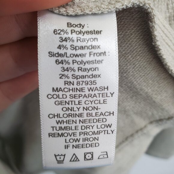 Logo Lounge XS Open Front Cardigan Beige Long Sleeve Pockets Cozy Layering - Picture 6 of 14